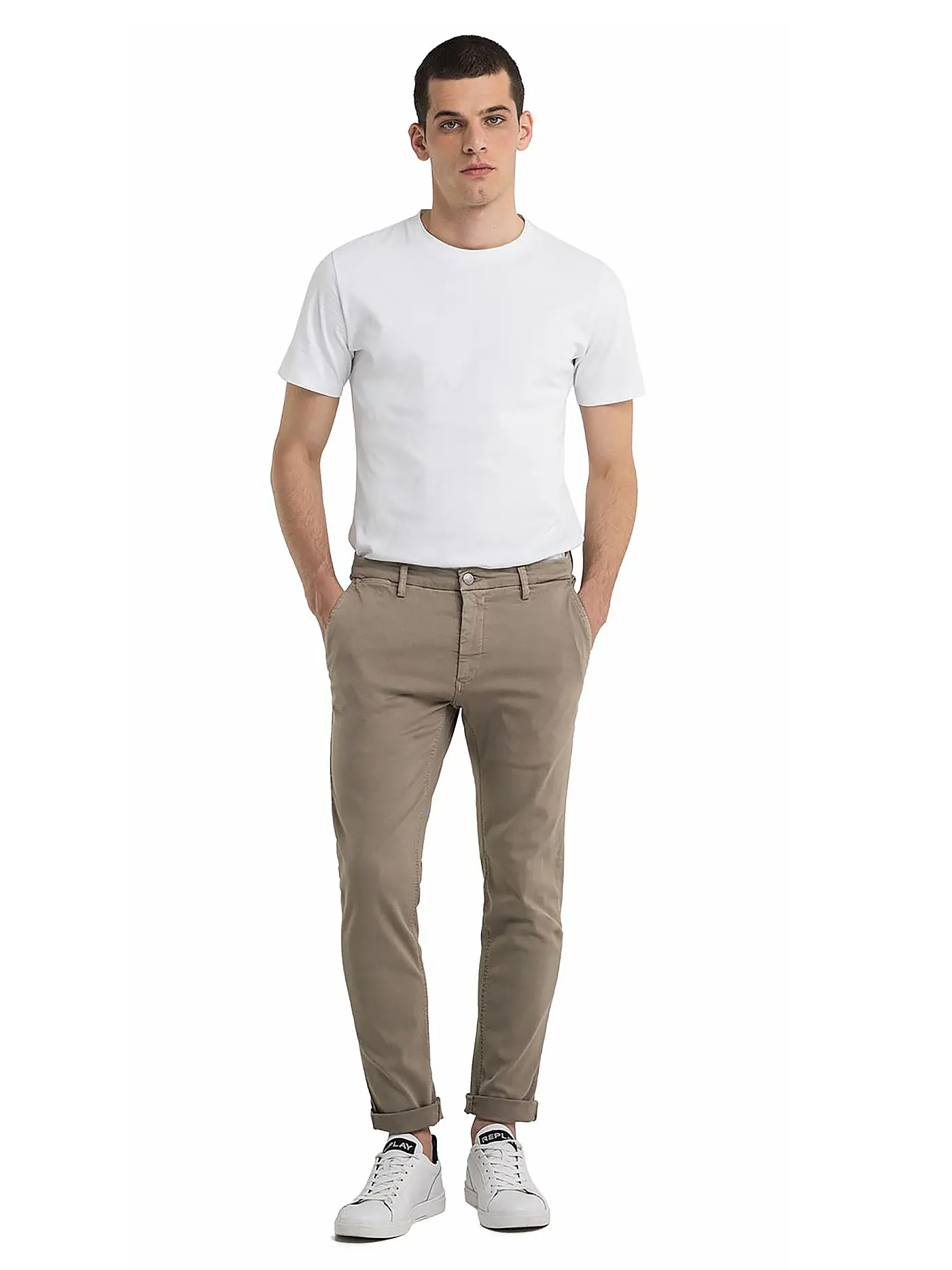 REPLAY | Jeans "Zeumar - Hyperflex" | beige